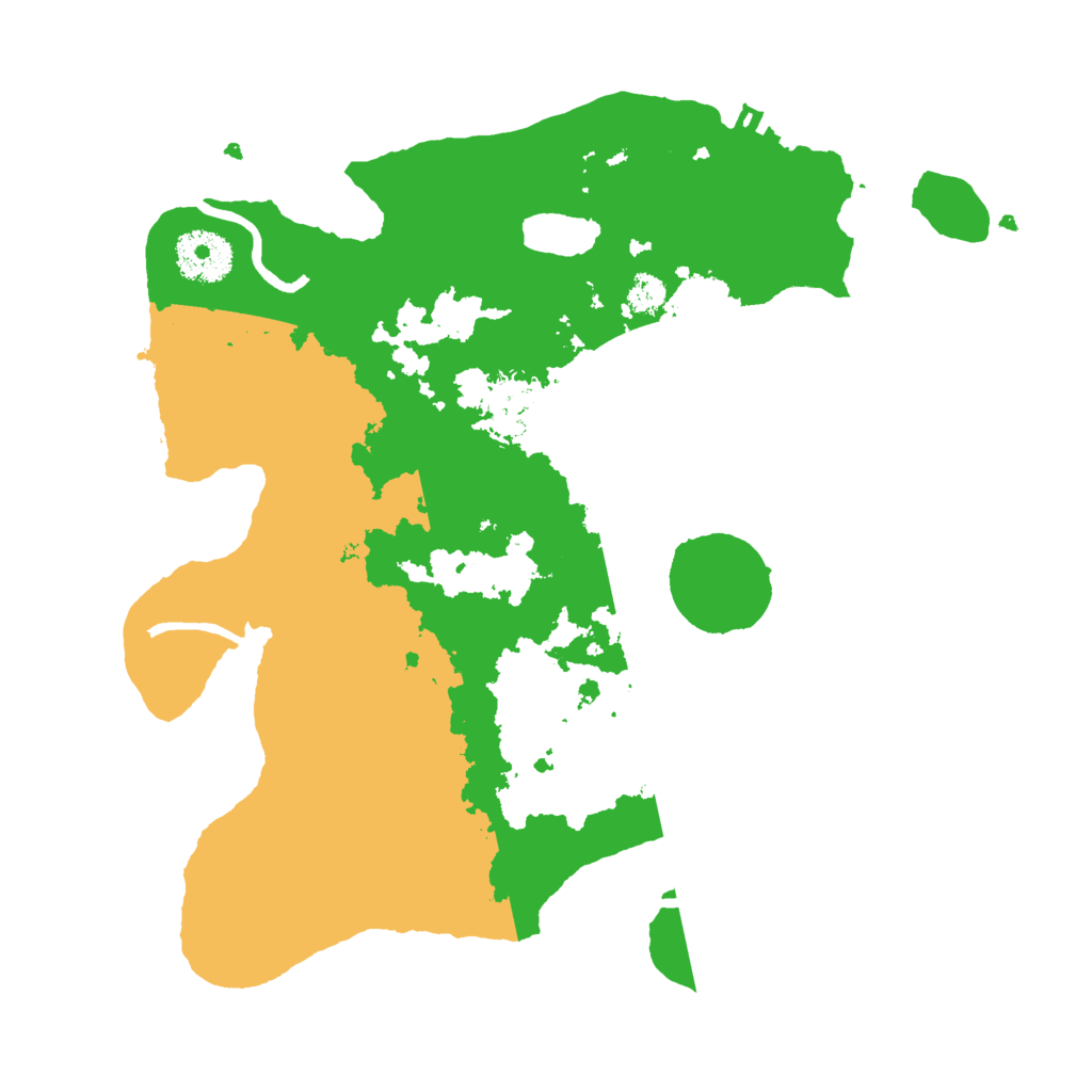 Biome Rust Map: Procedural Map, Size: 3000, Seed: 283306