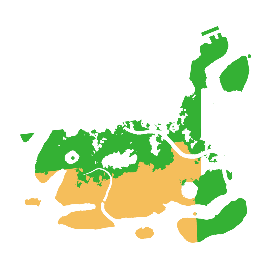 Biome Rust Map: Procedural Map, Size: 3000, Seed: 143773906