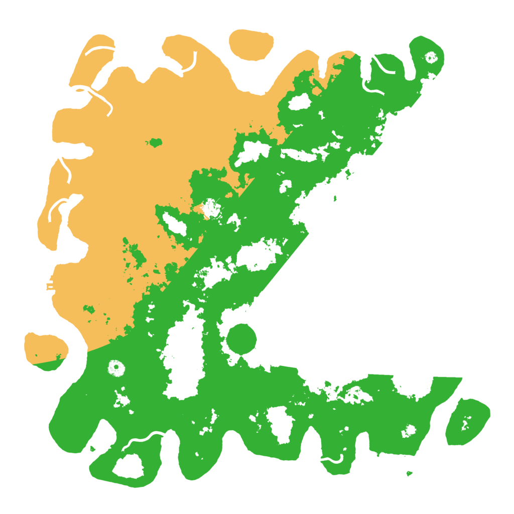 Biome Rust Map: Procedural Map, Size: 4600, Seed: 22707