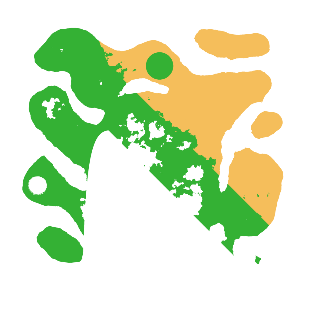 Biome Rust Map: Barren, Size: 3000, Seed: 2105823457