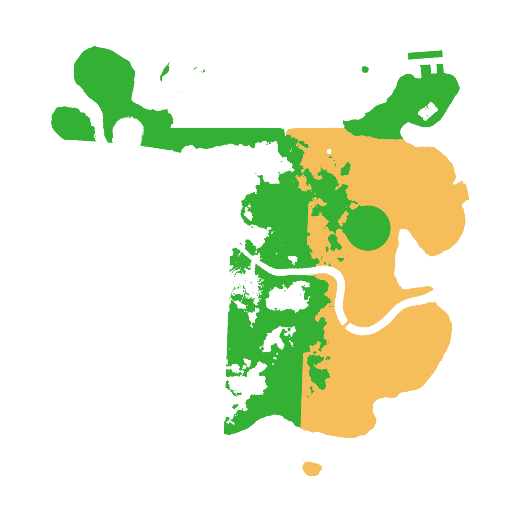 Biome Rust Map: Procedural Map, Size: 3000, Seed: 785543