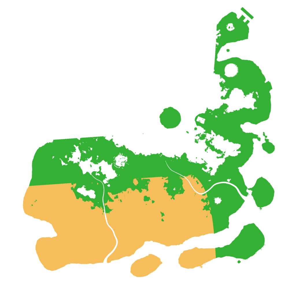 Biome Rust Map: Procedural Map, Size: 3900, Seed: 126082988