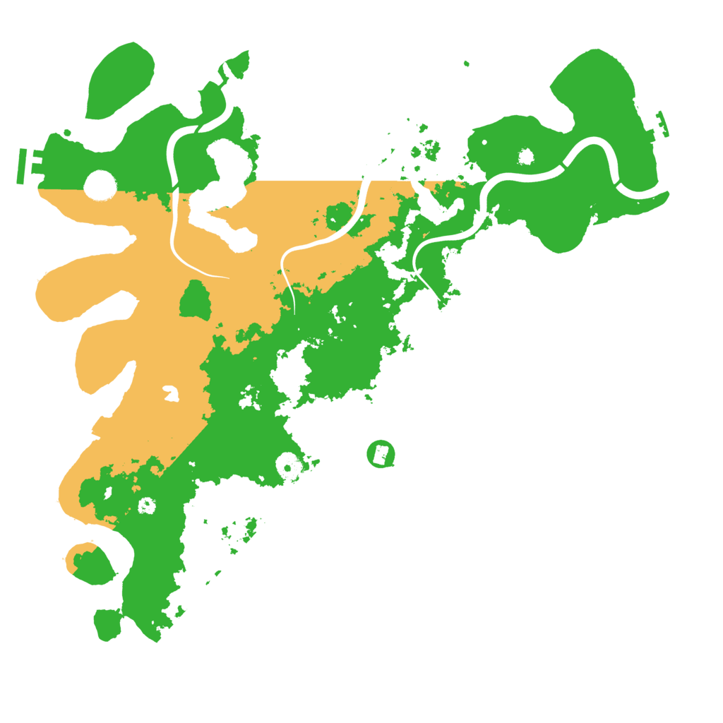 Biome Rust Map: Procedural Map, Size: 4100, Seed: 45215