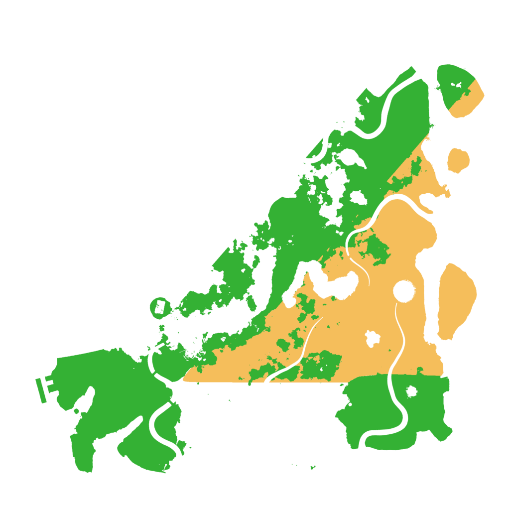 Biome Rust Map: Procedural Map, Size: 4100, Seed: 118710390