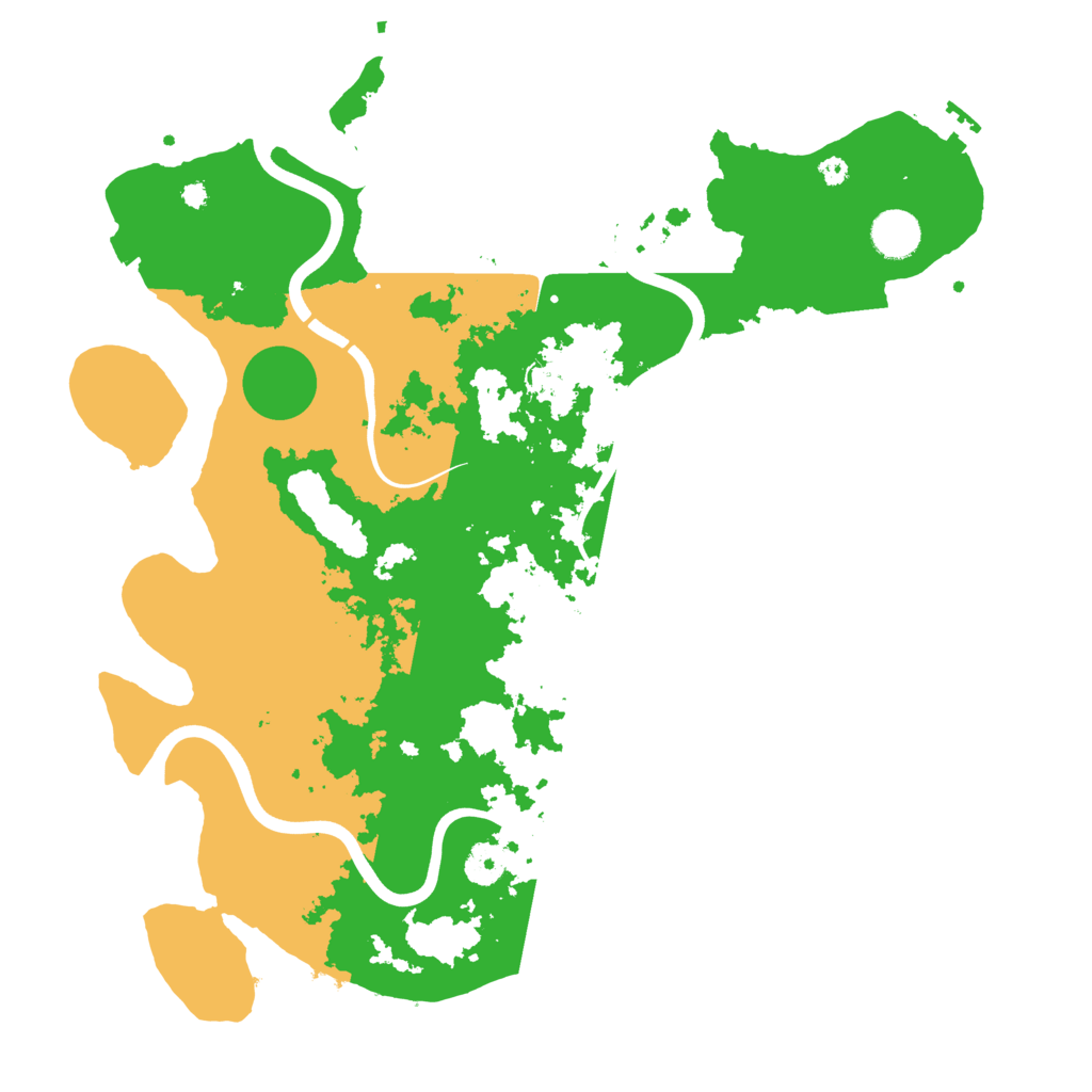 Biome Rust Map: Procedural Map, Size: 3900, Seed: 49162317