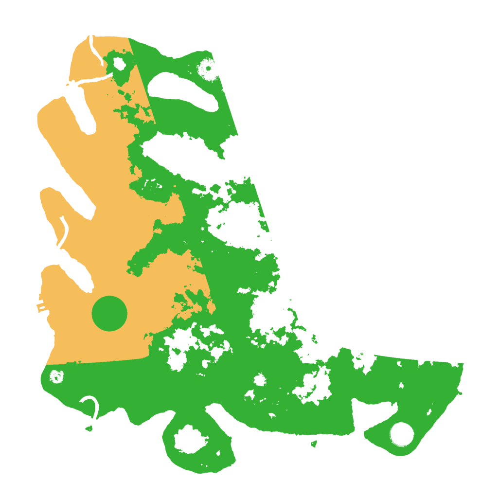 Biome Rust Map: Procedural Map, Size: 3700, Seed: 121534637