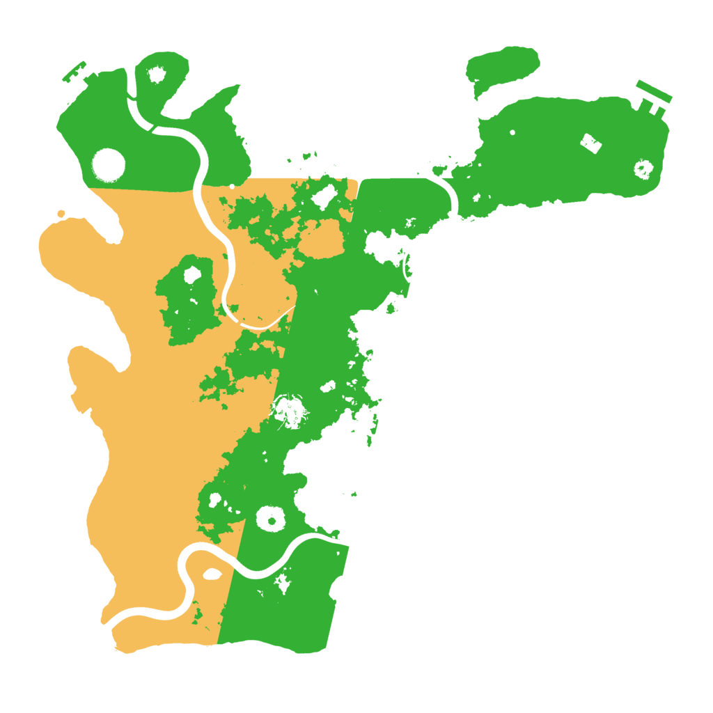 Biome Rust Map: Procedural Map, Size: 3800, Seed: 733428214