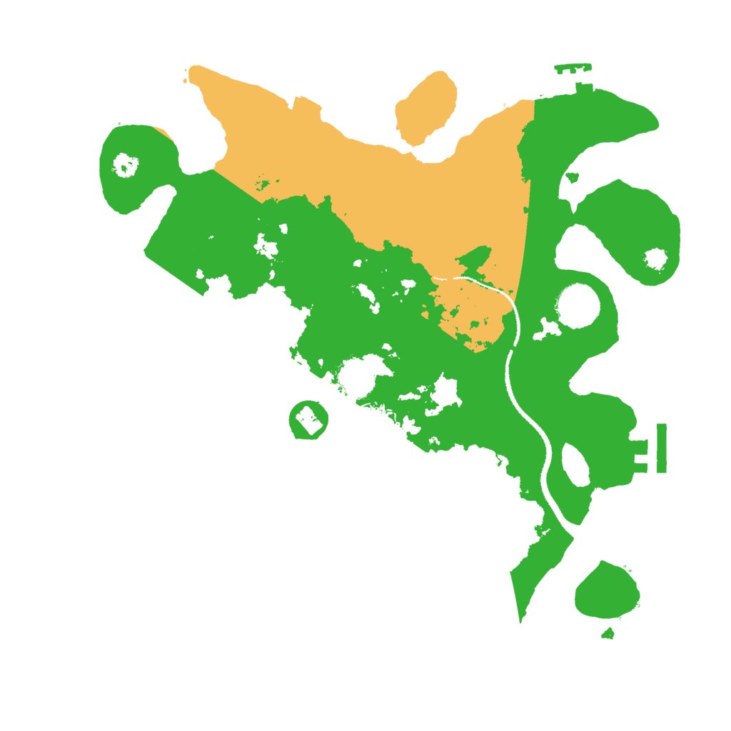 Biome Rust Map: Procedural Map, Size: 3000, Seed: 184361462
