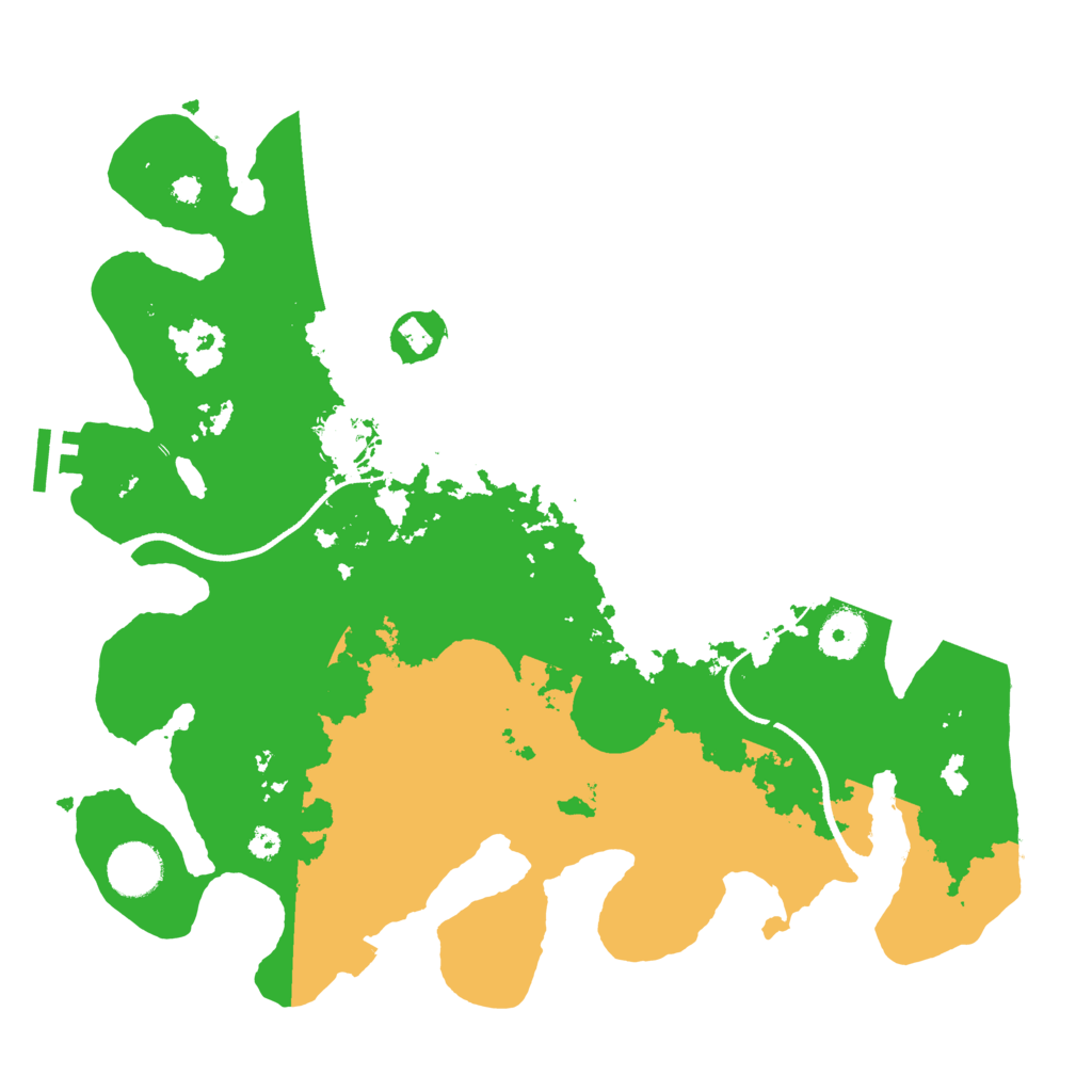 Biome Rust Map: Procedural Map, Size: 3500, Seed: 1328601398