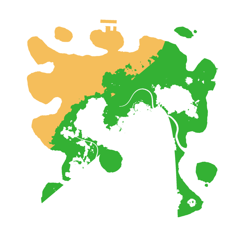 Biome Rust Map: Procedural Map, Size: 3000, Seed: 91914246