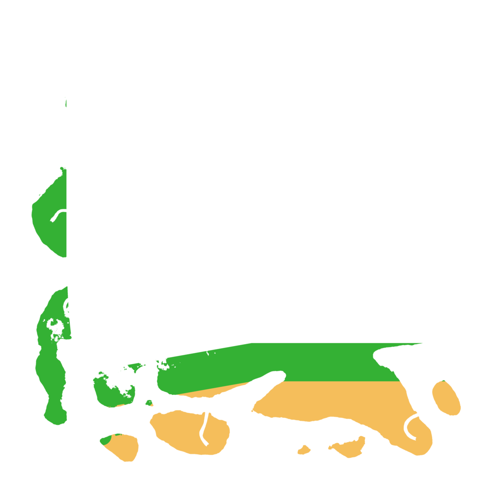 Biome Rust Map: Procedural Map, Size: 3500, Seed: 139622728