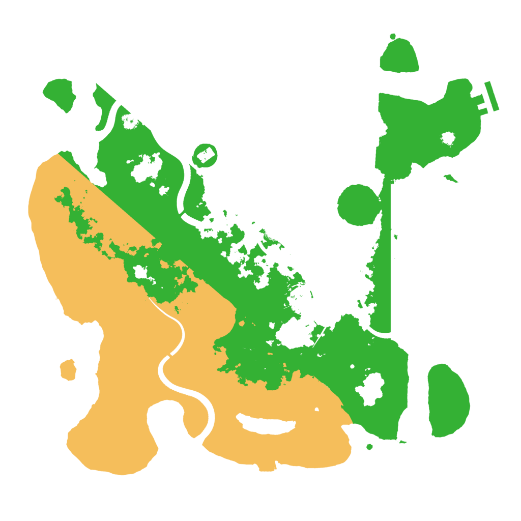 Biome Rust Map: Procedural Map, Size: 3500, Seed: 722858422