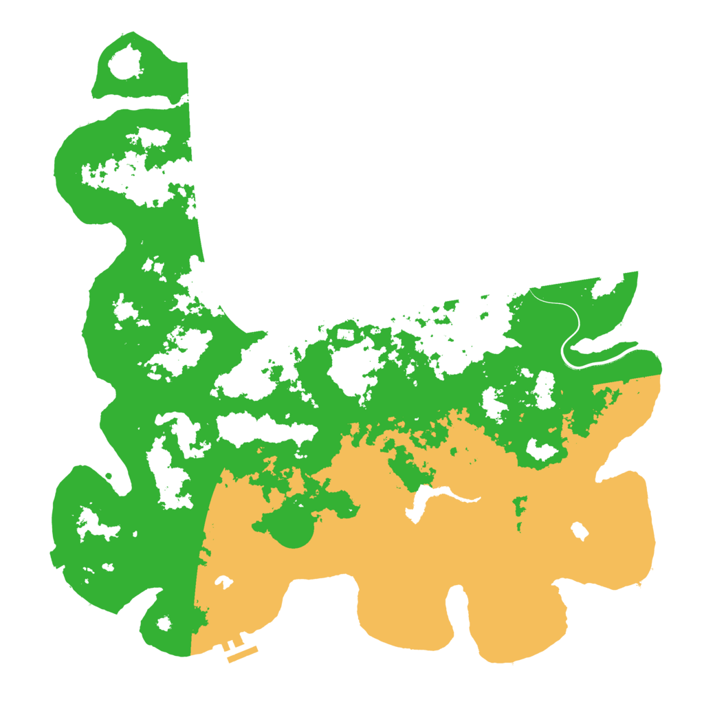 Biome Rust Map: Procedural Map, Size: 4500, Seed: 23568