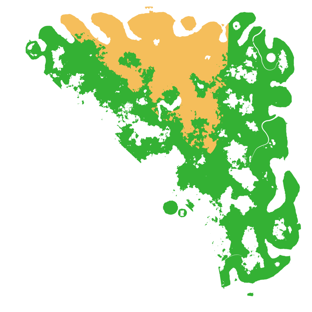 Biome Rust Map: Procedural Map, Size: 6000, Seed: 1441407968
