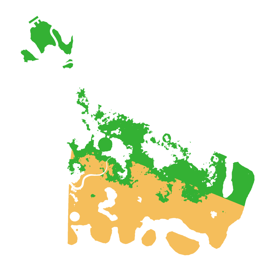 Biome Rust Map: Procedural Map, Size: 5000, Seed: 101684959
