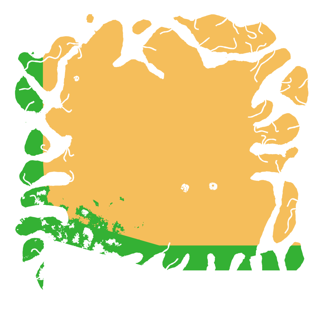 Biome Rust Map: Procedural Map, Size: 6000, Seed: 114686516