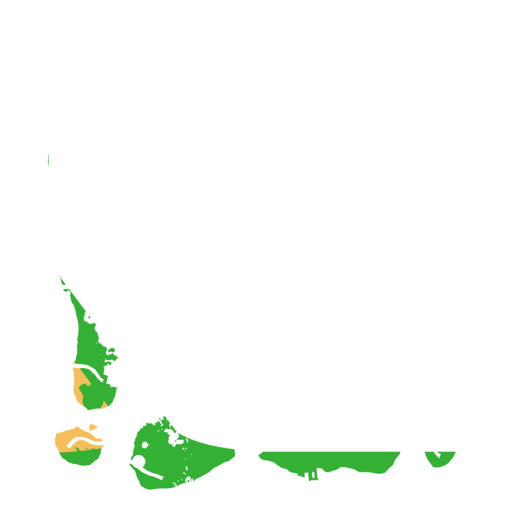 Biome Rust Map: Procedural Map, Size: 3500, Seed: 88829246