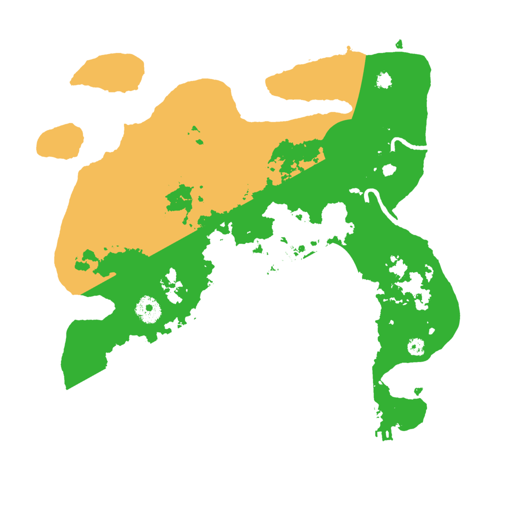Biome Rust Map: Procedural Map, Size: 3000, Seed: 542
