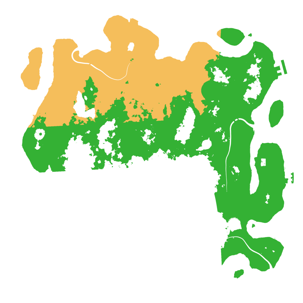 Biome Rust Map: Procedural Map, Size: 4250, Seed: 6247935