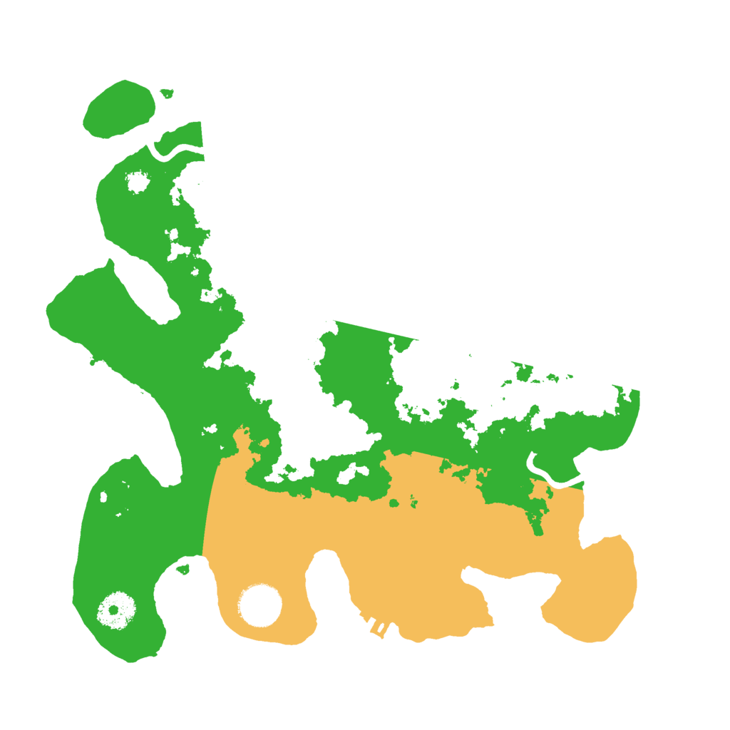 Biome Rust Map: Procedural Map, Size: 3000, Seed: 853635856