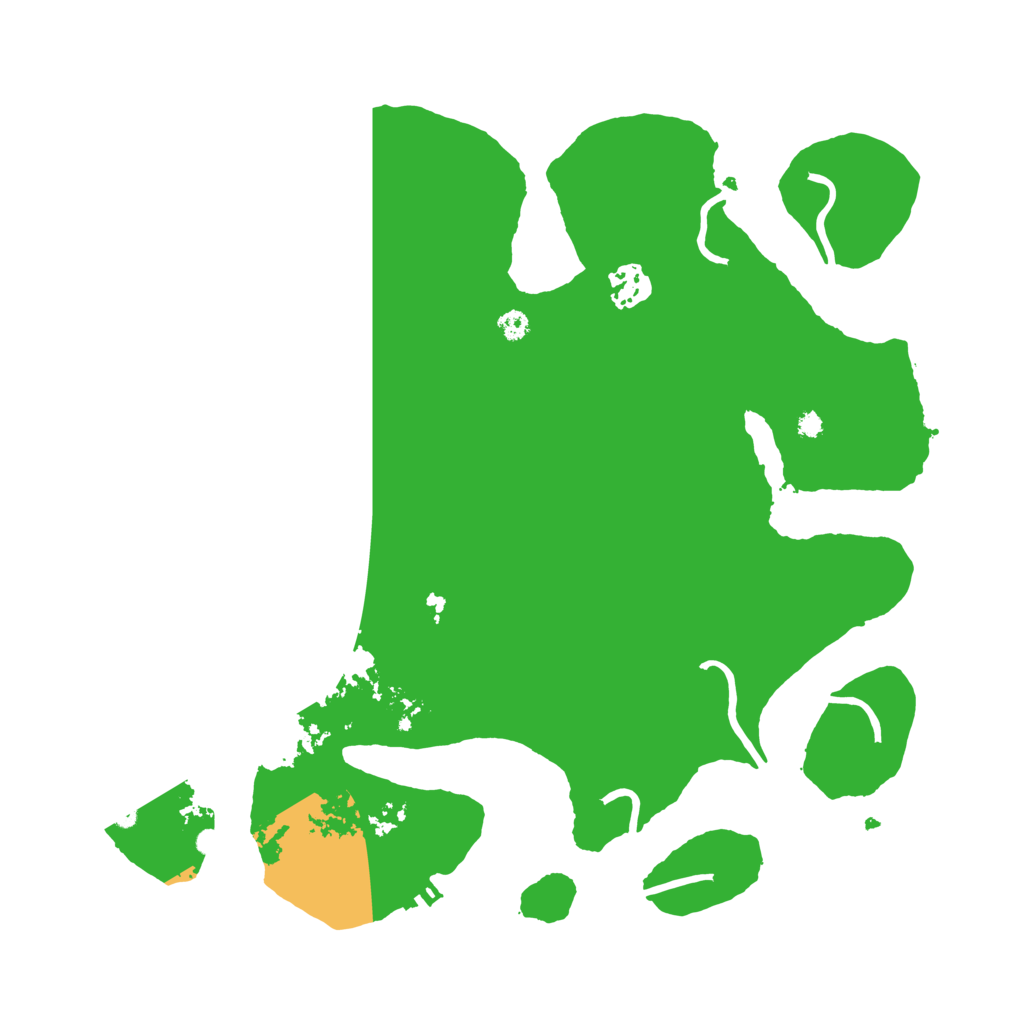 Biome Rust Map: Procedural Map, Size: 3500, Seed: 1270291255