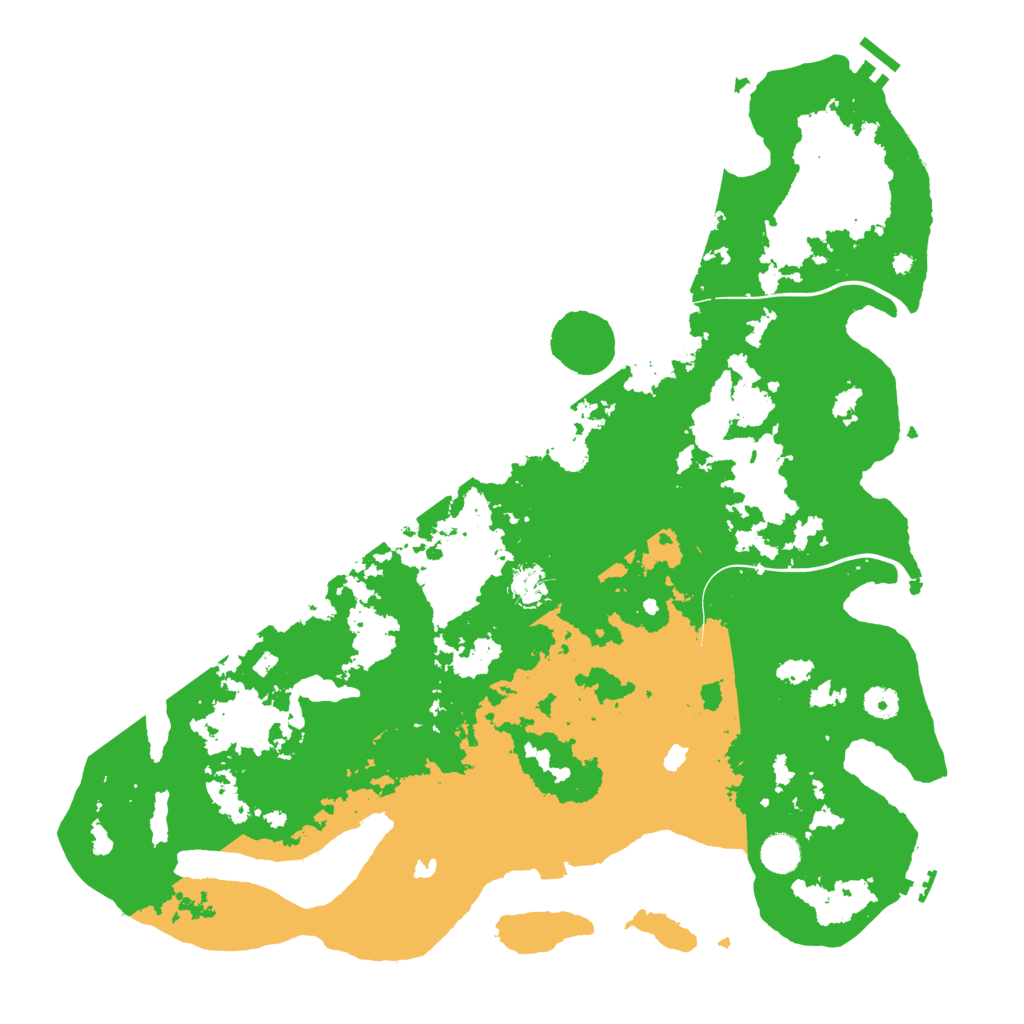 Biome Rust Map: Procedural Map, Size: 4500, Seed: 61402