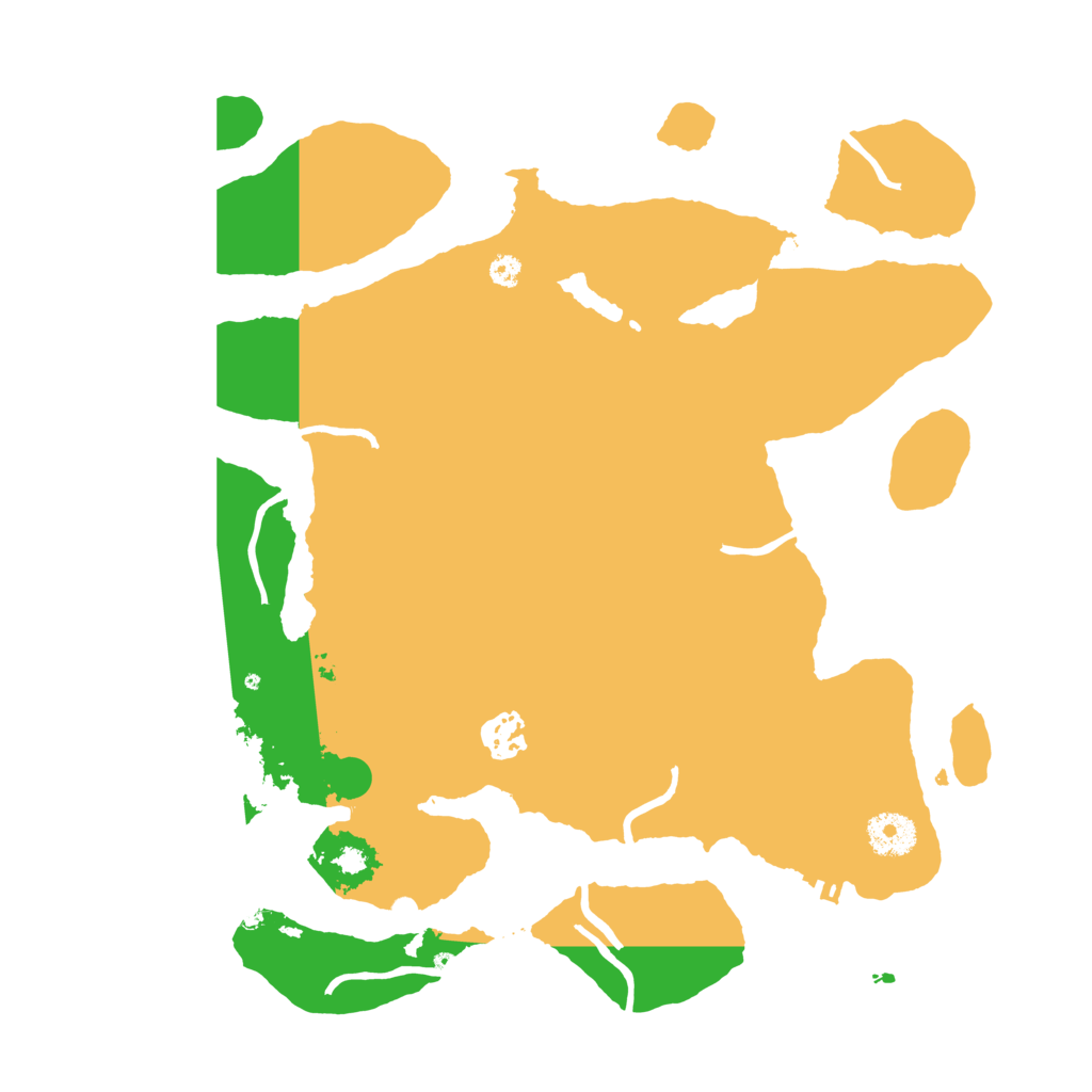 Biome Rust Map: Procedural Map, Size: 3500, Seed: 1214312853