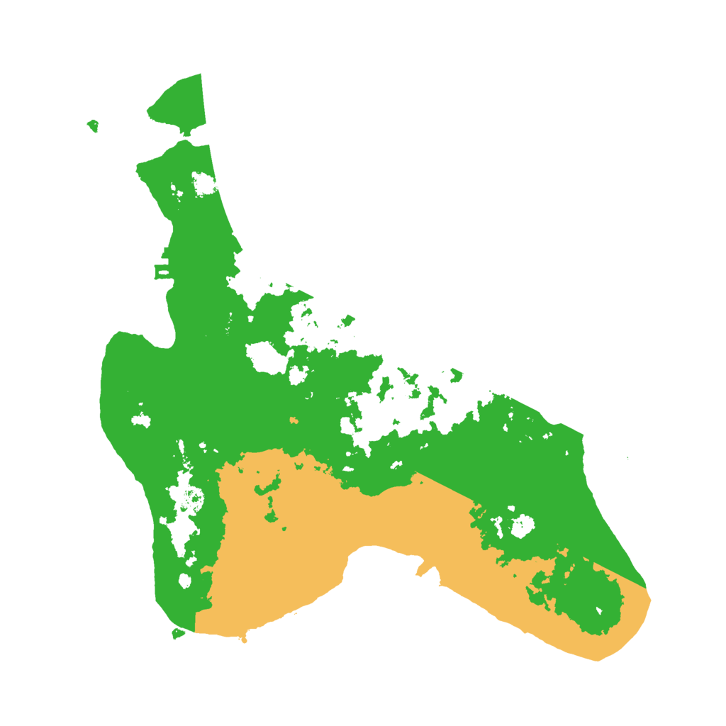 Biome Rust Map: Procedural Map, Size: 3000, Seed: 140311868