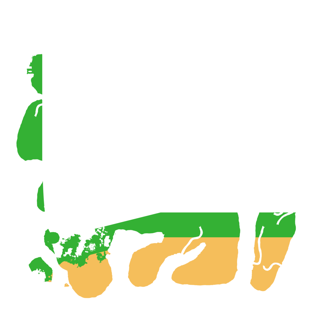 Biome Rust Map: Procedural Map, Size: 3705, Seed: 1