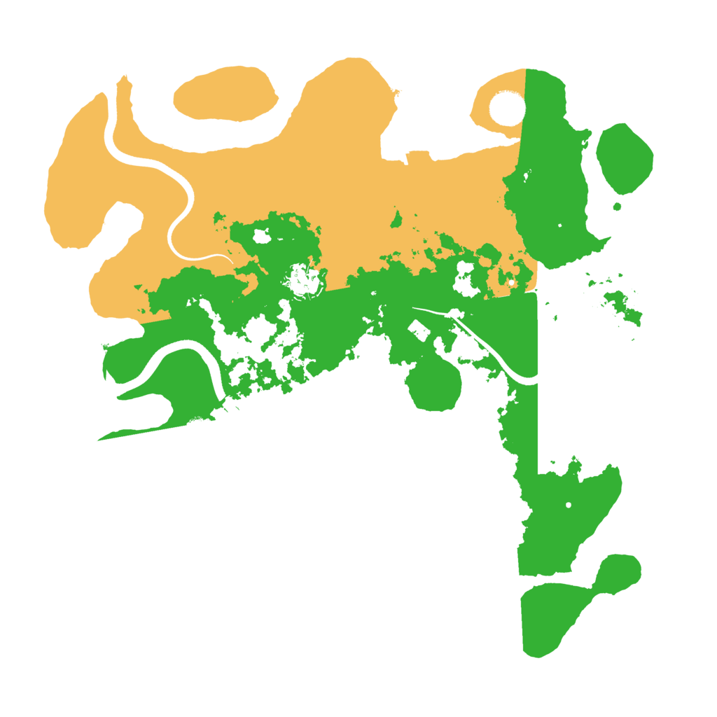 Biome Rust Map: Procedural Map, Size: 3600, Seed: 1519985573