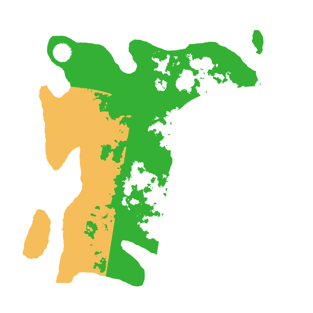 Biome Rust Map: Barren, Size: 3000, Seed: 913595