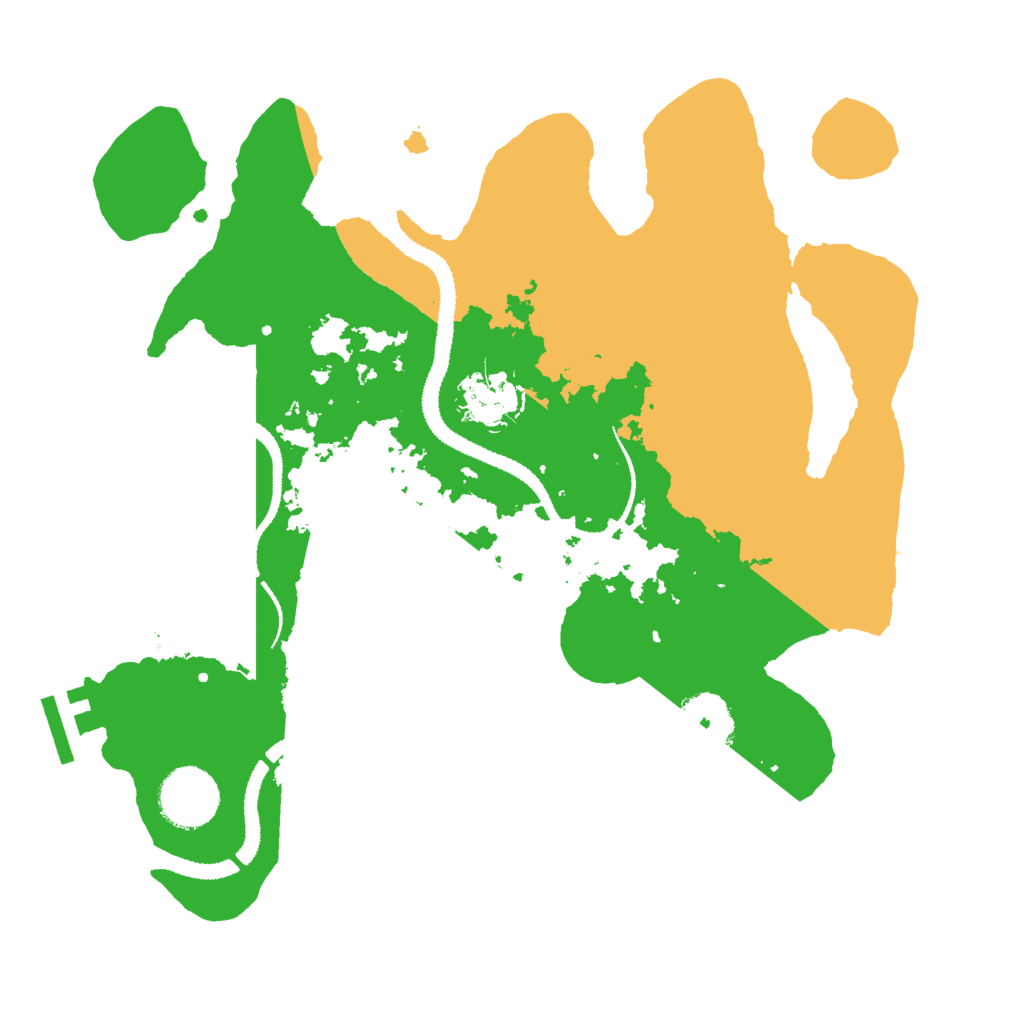 Biome Rust Map: Procedural Map, Size: 3000, Seed: 170845