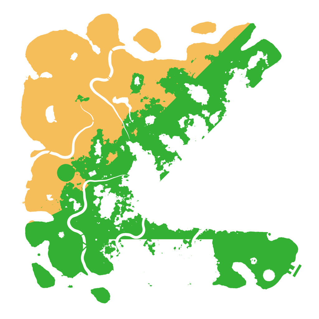 Biome Rust Map: Procedural Map, Size: 4786, Seed: 3594258