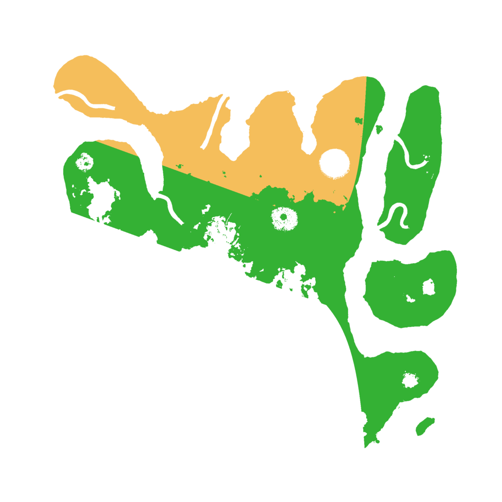 Biome Rust Map: Procedural Map, Size: 3000, Seed: 662065