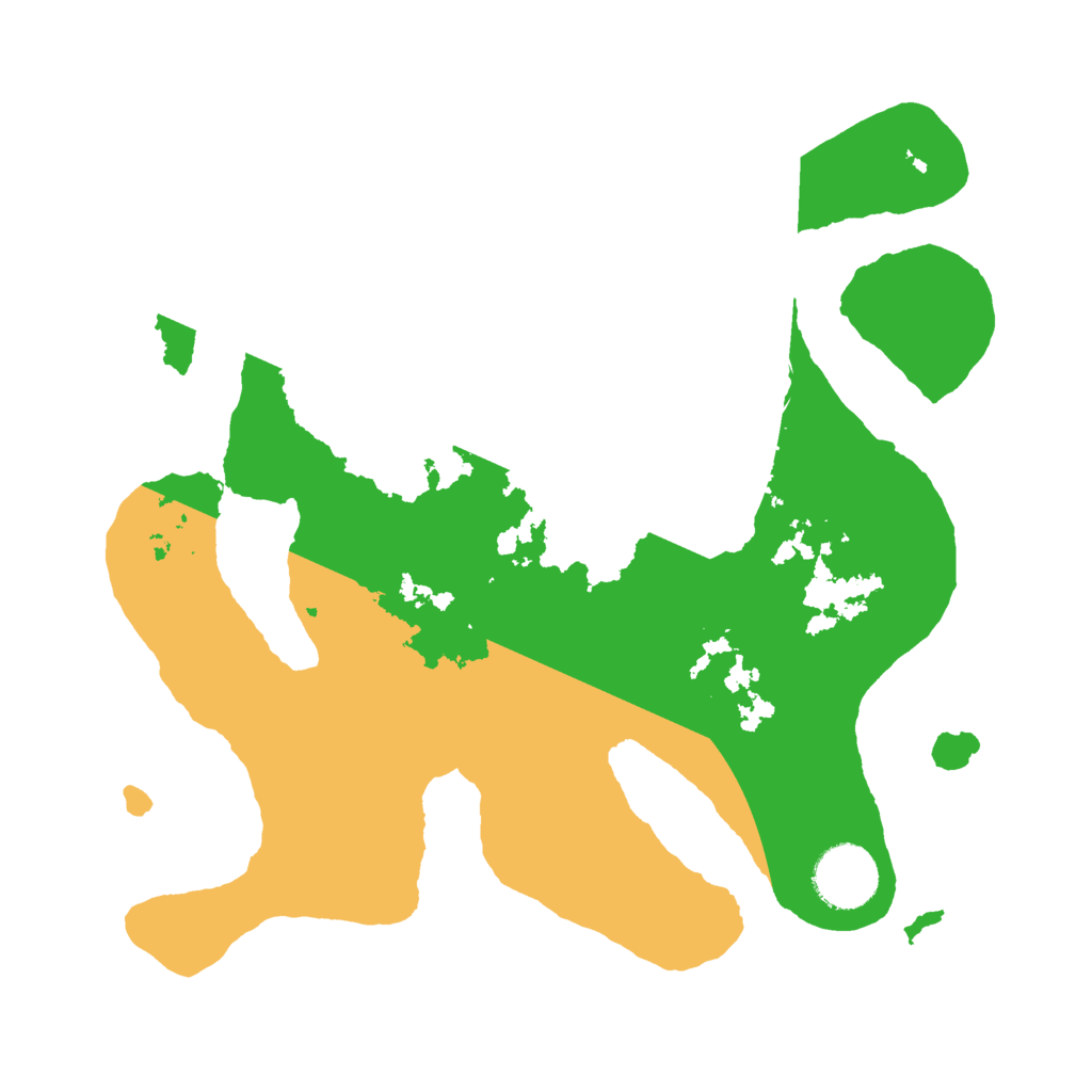 Biome Rust Map: Barren, Size: 3000, Seed: 981649