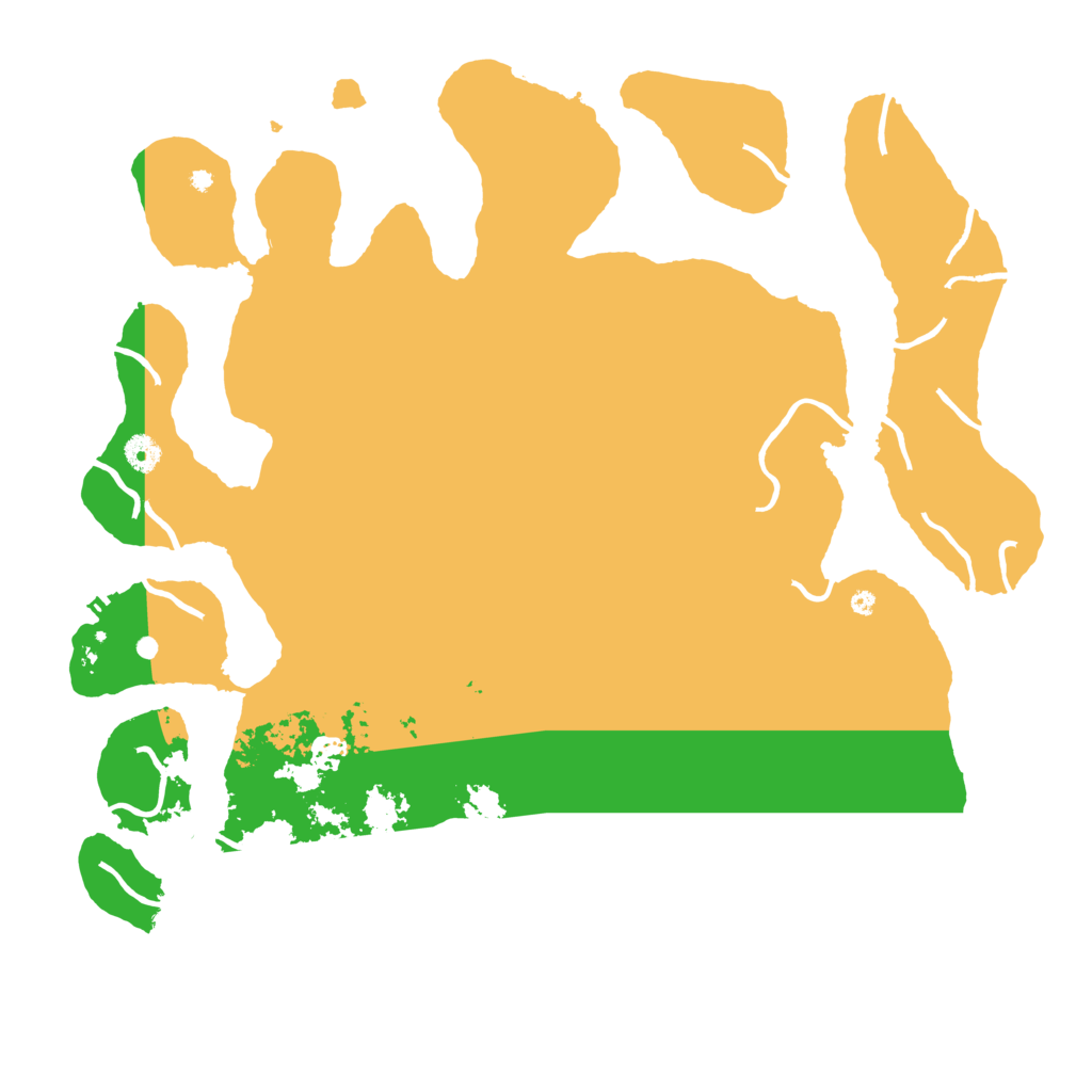 Biome Rust Map: Procedural Map, Size: 4500, Seed: 1045558447