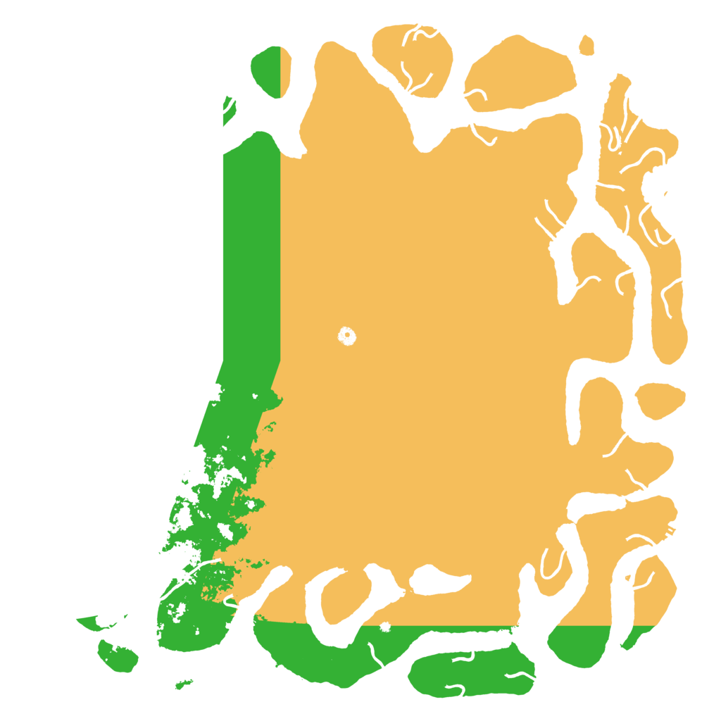 Biome Rust Map: Procedural Map, Size: 6000, Seed: 614605249