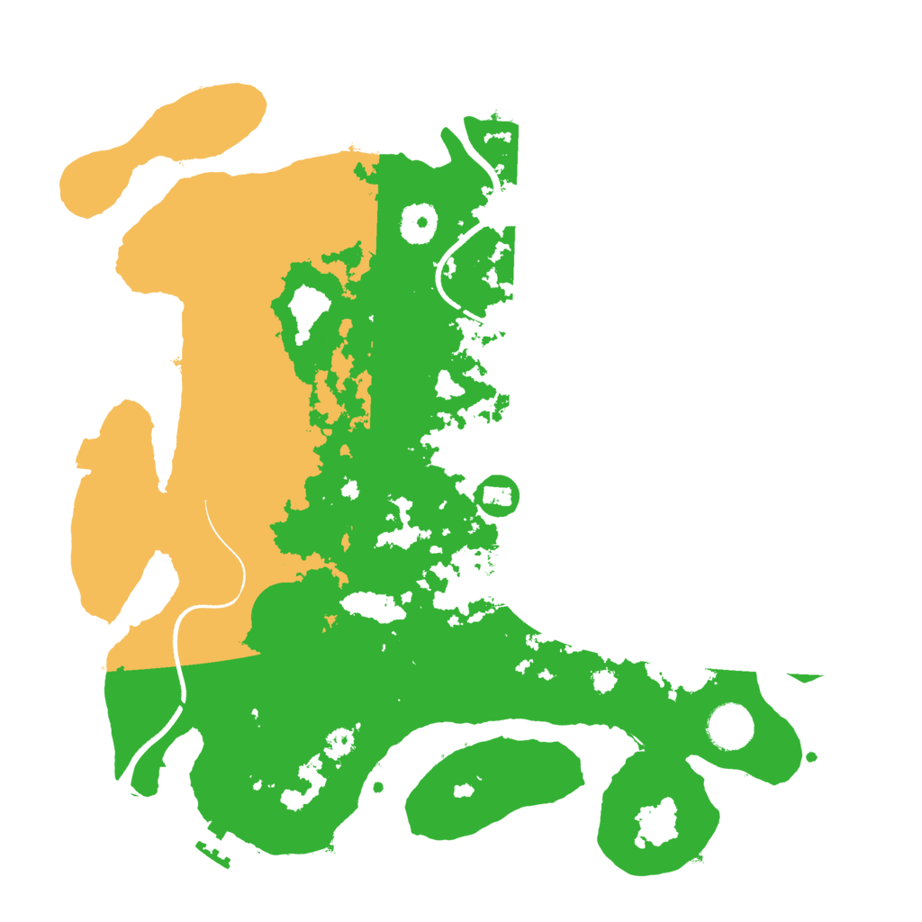 Biome Rust Map: Procedural Map, Size: 3500, Seed: 654783725