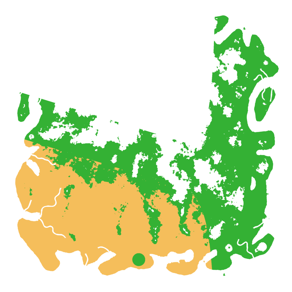 Biome Rust Map: Procedural Map, Size: 6000, Seed: 1951477805