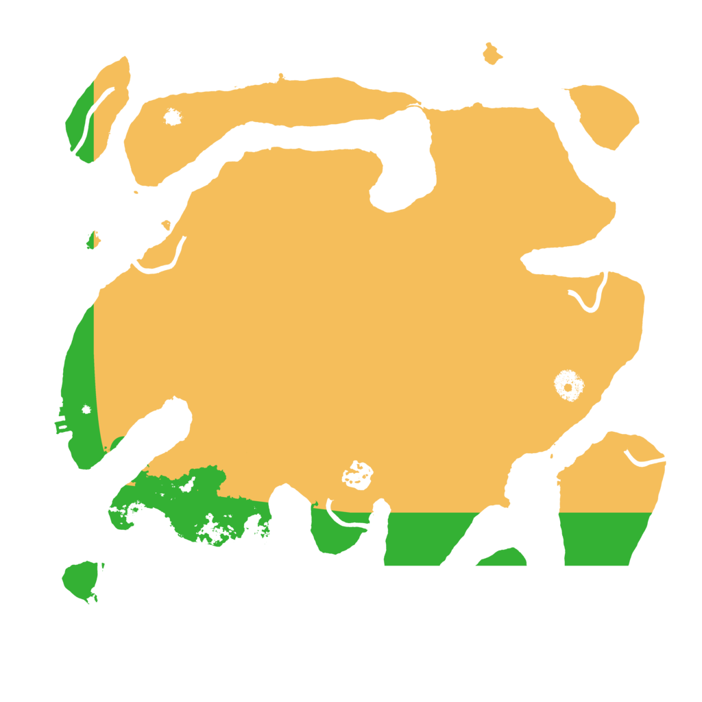 Biome Rust Map: Procedural Map, Size: 3600, Seed: 27698911