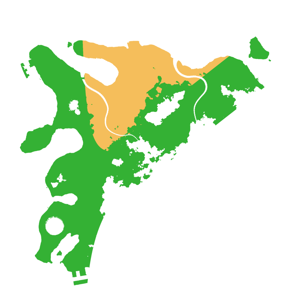 Biome Rust Map: Procedural Map, Size: 3000, Seed: 651928