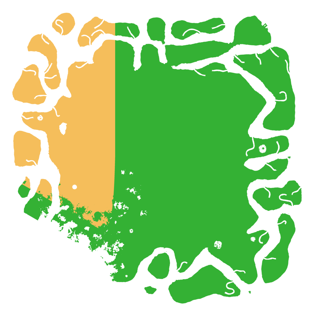 Biome Rust Map: Procedural Map, Size: 6000, Seed: 18814058