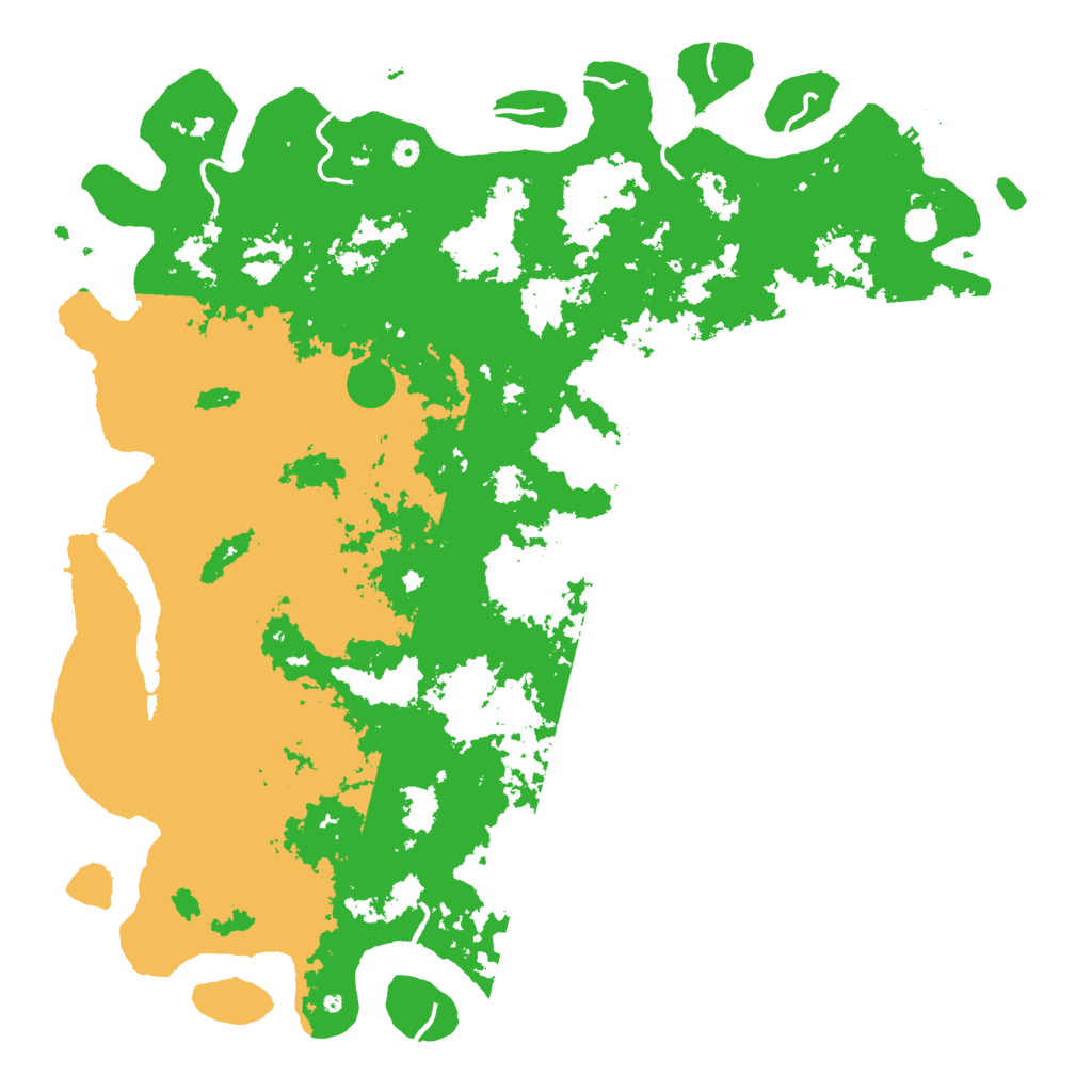 Biome Rust Map: Procedural Map, Size: 6000, Seed: 1350