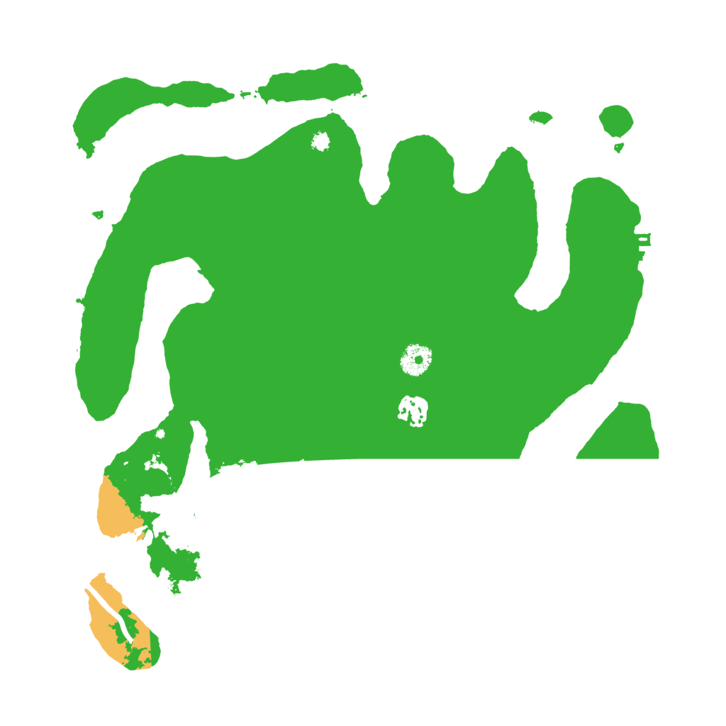 Biome Rust Map: Procedural Map, Size: 3500, Seed: 516413148