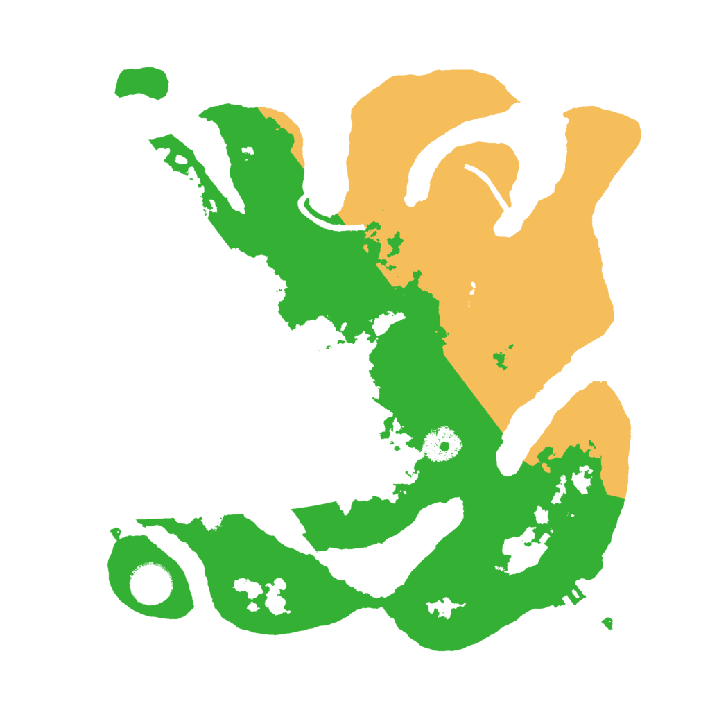 Biome Rust Map: Procedural Map, Size: 3000, Seed: 1207041715