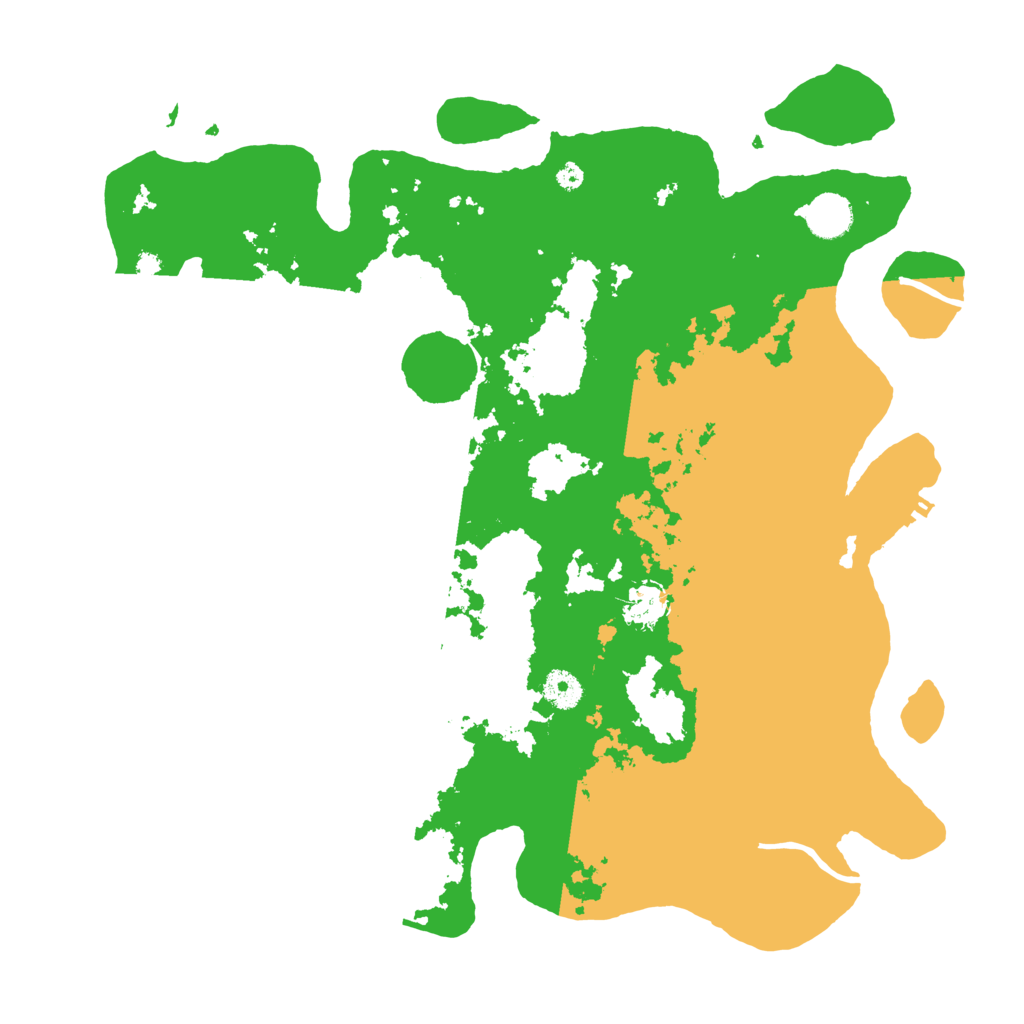 Biome Rust Map: Procedural Map, Size: 4000, Seed: 9516