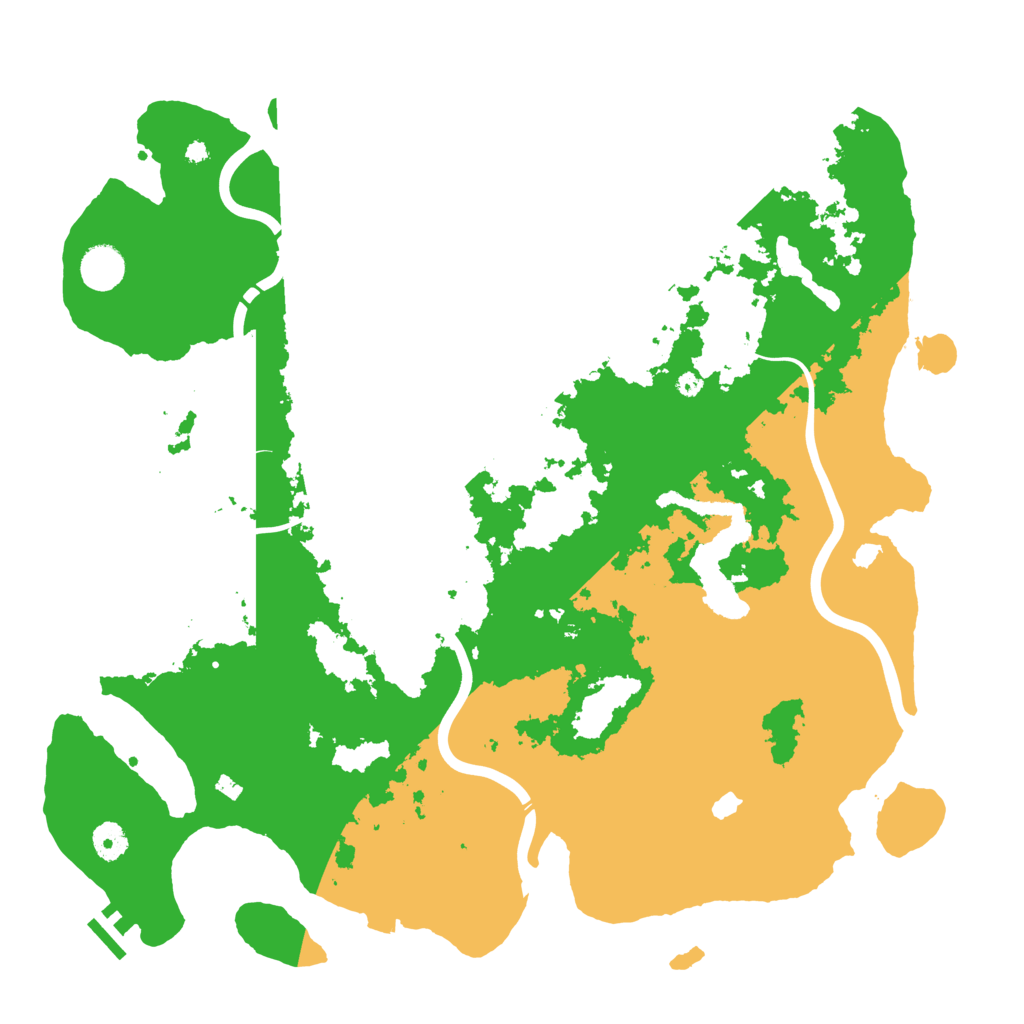 Biome Rust Map: Procedural Map, Size: 4250, Seed: 418047078