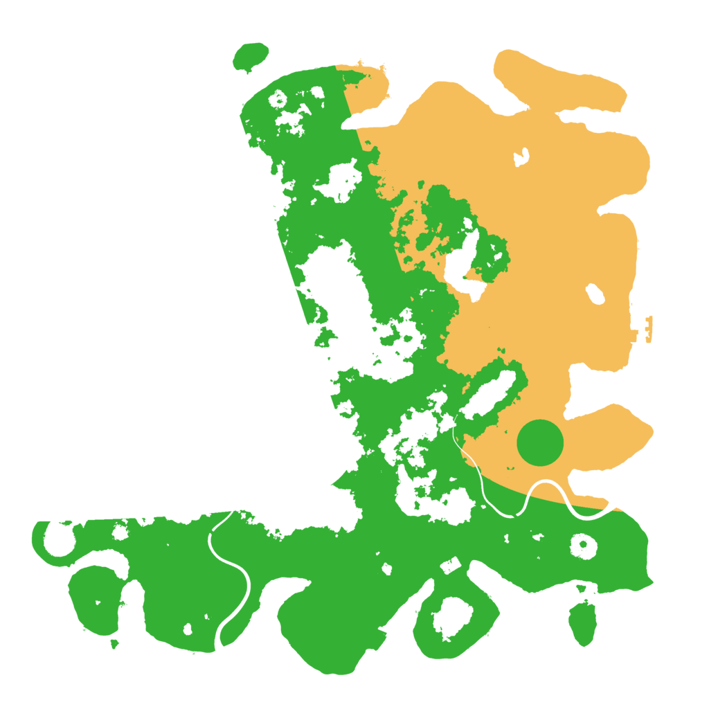 Biome Rust Map: Procedural Map, Size: 4000, Seed: 46375474
