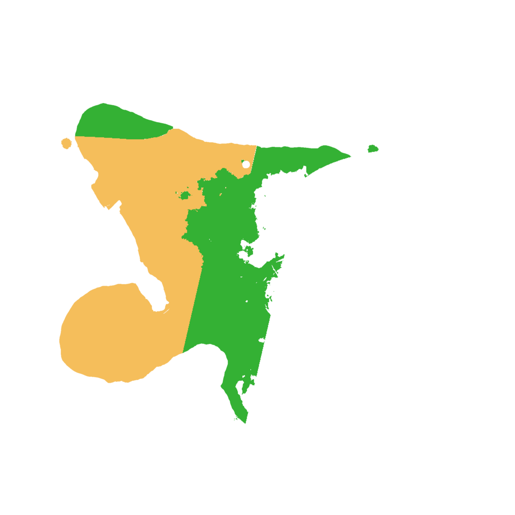 Biome Rust Map: Procedural Map, Size: 2000, Seed: 801984