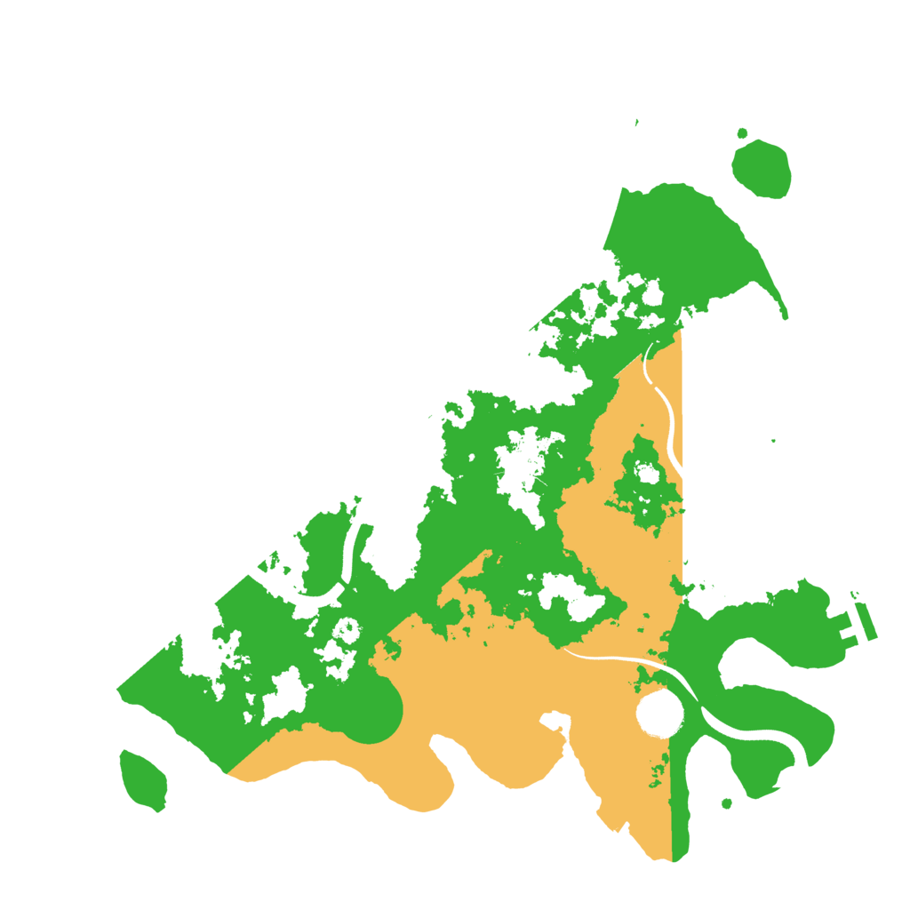 Biome Rust Map: Procedural Map, Size: 3500, Seed: 6512